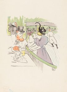 Dans la beauté professionnelle du patinage - Henri de Toulouse Lautrec