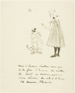 Invitation à une Exposition - Henri de Toulouse Lautrec