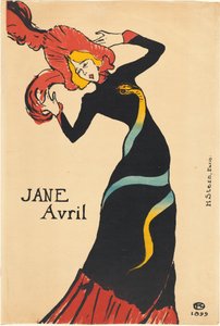 Jane Avril - Henri de Toulouse Lautrec