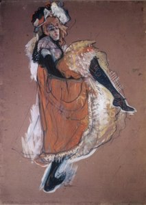 Jane Avril dansant - Henri de Toulouse Lautrec