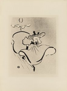 Jane Avril, from Le Café-Concert - Henri de Toulouse Lautrec