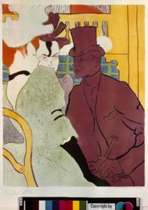 L’Anglais au Moulin Rouge - Henri de Toulouse Lautrec