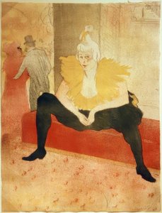 La Clownesse, assise - Henri de Toulouse Lautrec