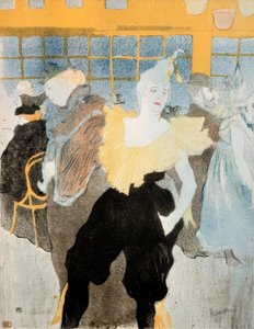 La Clownesse au Moulin Rouge - Henri de Toulouse Lautrec
