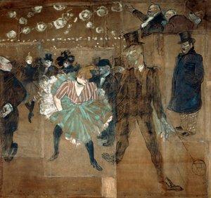 La Goulue et Valentin le désossé, 1895 - Henri de Toulouse Lautrec