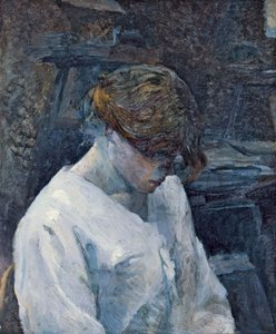 La Rousse en blouse blanche, 1889 - Henri de Toulouse Lautrec