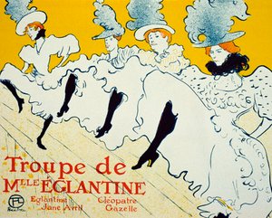 La Troupe de Mlle Églantine, 1896 - Henri de Toulouse Lautrec