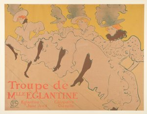 La Troupe de Mademoiselle Eglantine - Henri de Toulouse Lautrec