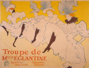 La Troupe de Mlle. Églantine, 1895-1896 - Henri de Toulouse Lautrec