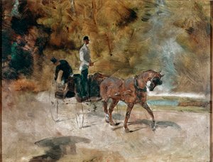 La calèche - Henri de Toulouse Lautrec