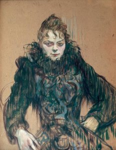 La femme au boa noir
