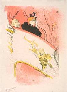 La loge au mascaron doré - Henri de Toulouse Lautrec
