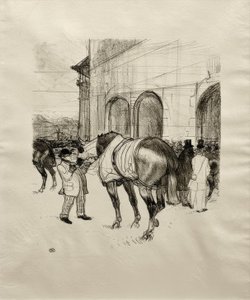 Le Paddock - Henri de Toulouse Lautrec