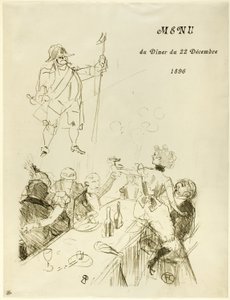 Le Suisse, Menu - Henri de Toulouse Lautrec