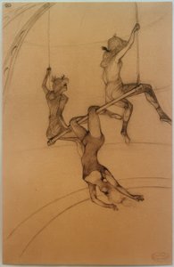 Le Trapèze volant - Henri de Toulouse Lautrec