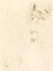 Lender de face dans "Chilpéric" - Henri de Toulouse Lautrec