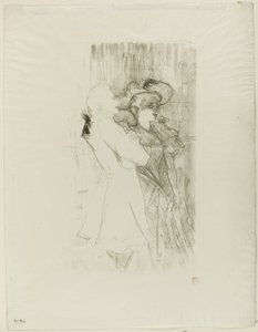 Lender et Auguez dans La Chanson de Fortunio - Henri de Toulouse Lautrec
