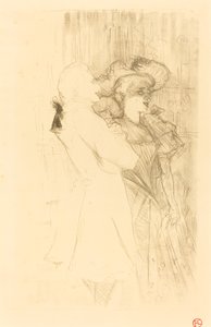 Lender et Auguez dans La chanson de fortunio, 1895 - Henri de Toulouse Lautrec