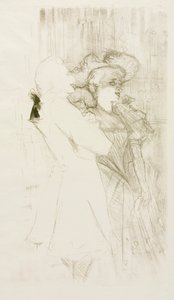 Lender et Auguez dans "Le Chant de la Fortune" - Henri de Toulouse Lautrec