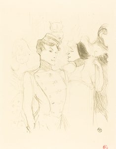 Lender et Lavallière - Henri de Toulouse Lautrec