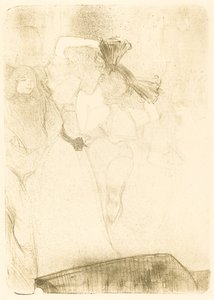 Lender de dos, dansant le boléro dans "Chilpéric" - Henri de Toulouse Lautrec