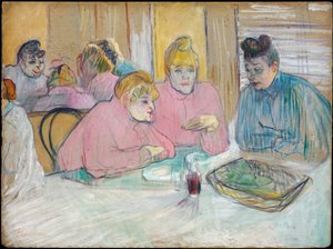 Les Dames dans la salle à manger - Henri de Toulouse Lautrec