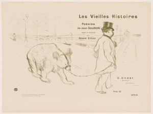 Les Vieilles histoires : Couverture - Frontispice - Henri de Toulouse Lautrec
