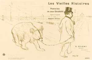 Les Vieilles Histoires couverture frontispice - Henri de Toulouse Lautrec