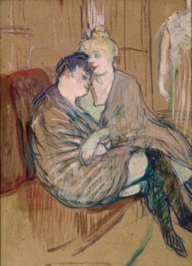 Les deux amies - Henri de Toulouse Lautrec