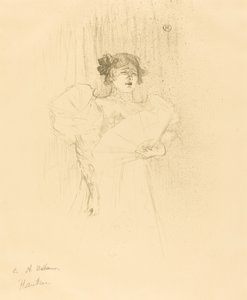Luce Myrès, de face - Henri de Toulouse Lautrec