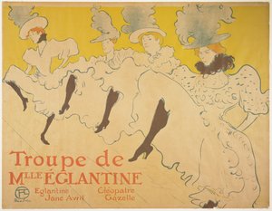La Troupe de Mademoiselle Églantine, 1896 - Henri de Toulouse Lautrec