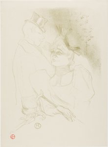 Mademoiselle Lender et Baron - Henri de Toulouse Lautrec