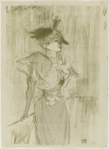 Mademoiselle Marcelle Lender, debout - Henri de Toulouse Lautrec