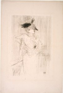 Mademoiselle Marcelle Lender, debout - Henri de Toulouse Lautrec