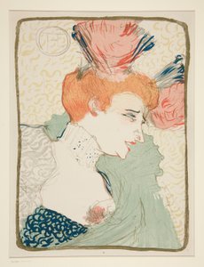 Mademoiselle Marcelle Lender, en buste (Portrait en buste de Mademoiselle Marcelle Lender) - Henri de Toulouse Lautrec