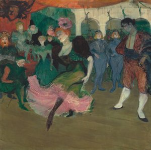 Marcelle Lender dansant le Boléro dans "Chilpéric" - Henri de Toulouse Lautrec