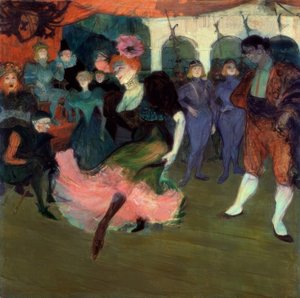 Marcelle Lender dansant le boléro de Chilpéric - Henri de Toulouse Lautrec