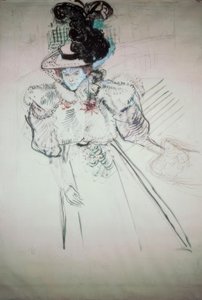 Misia Natanson - Henri de Toulouse Lautrec