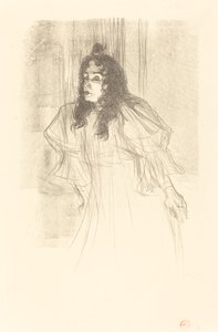 Miss May Belfort en cheveux - Henri de Toulouse Lautrec