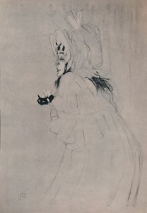 Mlle May Belfort accueillant, vers 1895, 1946 - Henri de Toulouse Lautrec