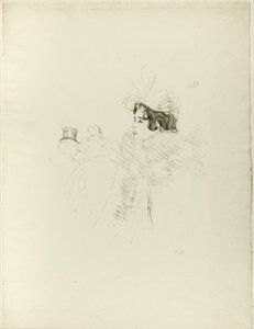 Mademoiselle May Belfort au Bar Achille - Henri de Toulouse Lautrec