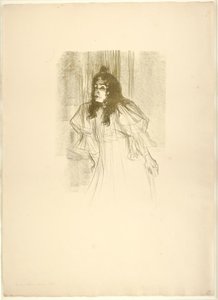 Mademoiselle May Belfort en cheveux - Henri de Toulouse Lautrec
