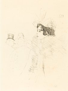 Miss May Belfort au bar irlandais et américain, rue Royale, 1895 - Henri de Toulouse Lautrec