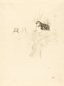 Miss May Belfort au bar irlandais et américain, rue Royale, 1895 - Henri de Toulouse Lautrec