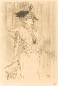 Mlle. Marcelle Lender, debout, 1895 - Henri de Toulouse Lautrec