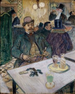 Monsieur Boileau dans un café. 1893 - Henri de Toulouse Lautrec