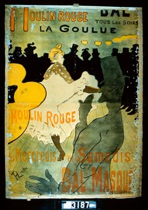 Moulin Rouge, La Goulue - Henri de Toulouse Lautrec
