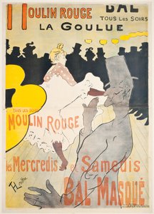 Moulin Rouge La Goulue - Henri de Toulouse Lautrec
