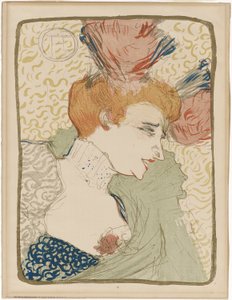 Buste portrait de Mademoiselle Marcelle Lender - Henri de Toulouse Lautrec