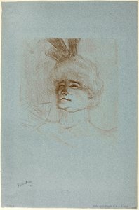 Portrait de Mademoiselle Marcelle Lender, vue de trois quarts - Henri de Toulouse Lautrec